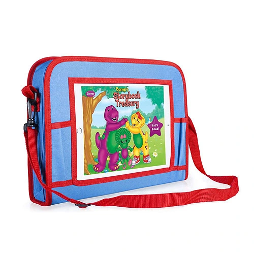 Kids Car Seat Travel Tray, Backseat iPad or Tablet Holder, Carry Bag with Storage Organizer