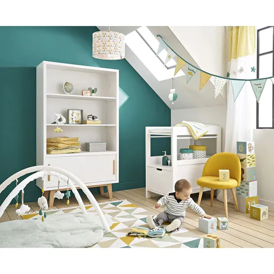 Moden Fashionable Children Bedroom Furniture Wooden Kids Sliding Wardrobe