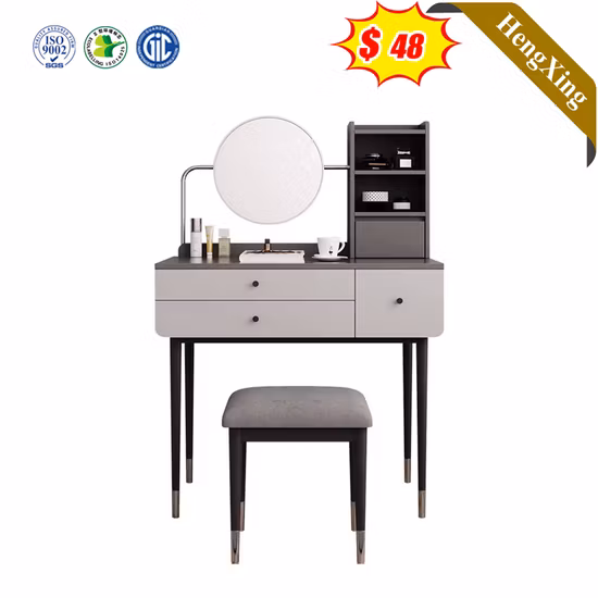 Simple Mini Small Apartment Bedroom Furniture Set Vanity Dressing Mirror Table