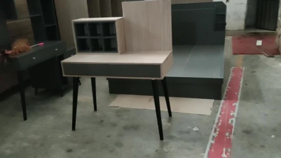 Modern Simple Design Wooden Home Bedroom Furniture Study Desk Dressing Table with Drawer Cabinet