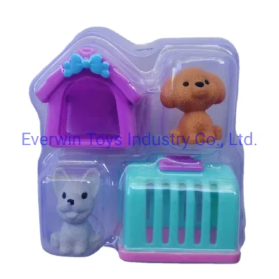 Christmas Gift Plastic Toy Vinyl Toys House for Mini Pets