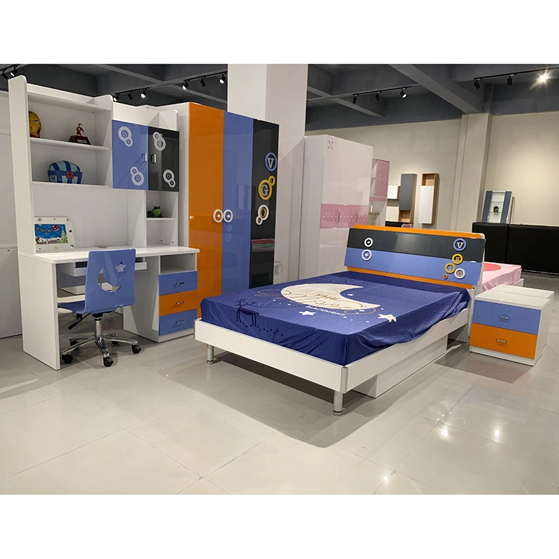 Wholesale Single Kids Bed Kid&prime;s Room Home Wooden Modern Kids Bedroom Furniture