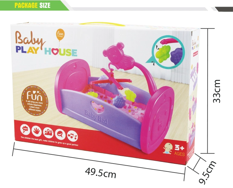 10295472 Baby Crib Bed for Baby Dolls Cradle Toy