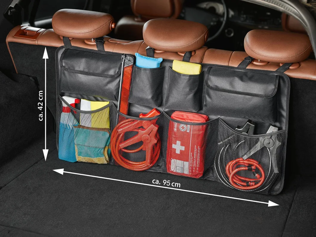 Car Storage Organizer Multi Hanging Nets Pocket Multi-Pocket Backseat Car Back Seat Organizer for Kid
