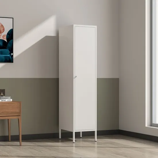 Modern Child′s Room Cabinet Kids Wardrobe Design Metal Locker 2 Door Wardrobe