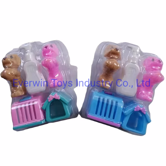 Preschool Toys Plastic Toy Pet House Mini Doll House