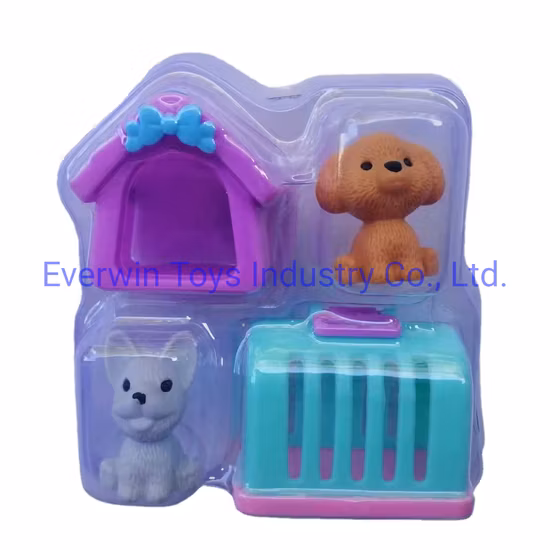 Christmas Gift Plastic Toy Vinyl Toys House for Mini Pets