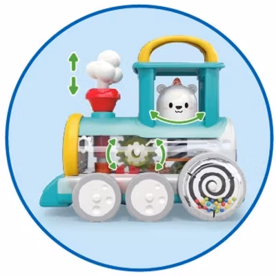 New Best Push Along Train Toy Car Electric Vehicle Baby Products Wholesale Small Toys for Baby Children Kids Educational Plastic Toys